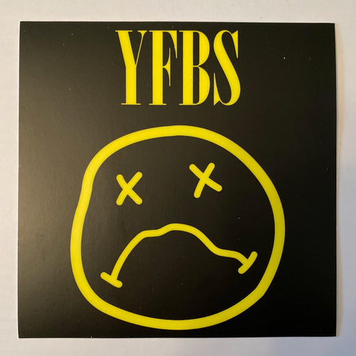 Sad Face Sticker - Your Favorite Band Sucks