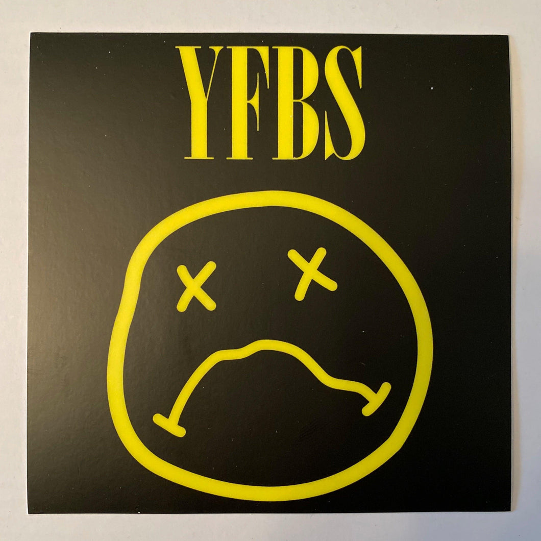 Sad Face Sticker – Your Favorite Band Sucks